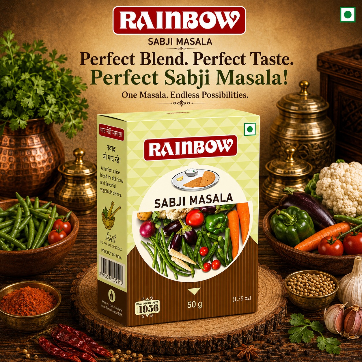 Why Do Some Vegetable Dishes Taste Amazing While Others Fall Flat? The Secret Lies in the Sabji Masala.